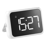 Reloj Despertador Magnético Silencioso Recargable Pantalla