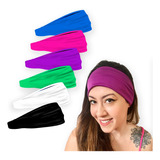 Faixa De Cabelo Preta Headband Esporte Ciclismo Academia 