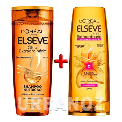 Kit Shampoo Condicionador Loréal Elseve Óleo Extraordinário | Frete grátis
