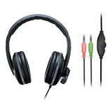 Headset Fone De Ouvido Pro Multilaser P2 Microfone Ph316 P2