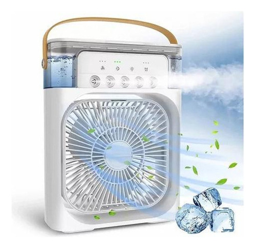 Aire Acondicionado Vent. 4 En 1, Minienfriador De Aire Portátil, 600 Ml, 10 W