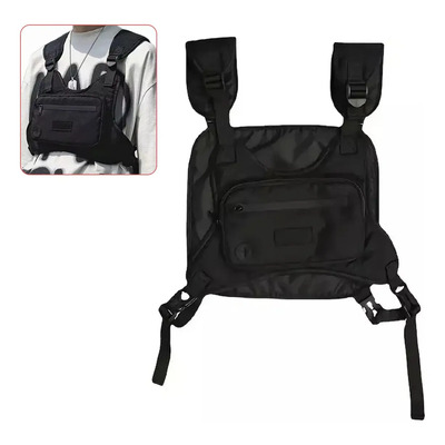 Chaleco Bolsa Táctica Bolsa De Pecho Bolsa De Cintura Lisa
