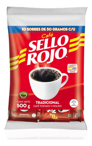 Cafe Sello Rojo Fuerte Paquete X 10 So - Kg
