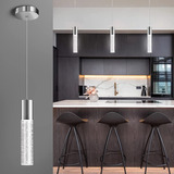 Okeli Modern Paldant Light, Led Bubble Crystal Kitchen Islan