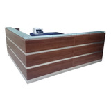 Mueble De Recepcion Cerel Recta L De 4.00 X 4.00 Mostrador