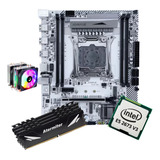Kit Gamer Placa Mãe X99 White Intel Xeon E5 2673 V3 128gb Co