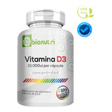 Vitamina D3 10.000ui 500mg Maxima Absorção 120cáp Full Sabor Sem Sabor