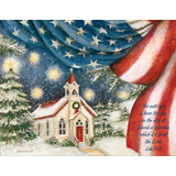 Caja De Tarjetas De Navidad "an American Christmas"