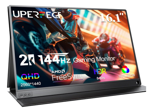 Uperfect Monitor Portátil 2k 144hz 16.1 Monitor De Juegos Po