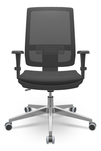 Cadeira Brizza Tela 3d Backplax Aluminio Nr-17 Divesas Cores