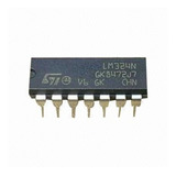5x Circuito Integrado Lm324n Lm324 Amplificador Operacional