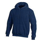 Champion Double Dry Action Fleece Pullover Hood, Azul Marino