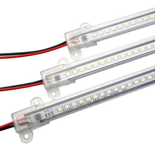 05 Barra Led 50cm 110 Ou 220 V P/ Expositor - Não Usa Fonte