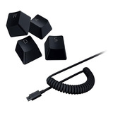 Teclas Razer Pbt Keycap + Cable, Black, Tienda Oficial