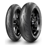 Set Llantas Para Moto 110/70-17 140/70-17 Sportec Metzeler