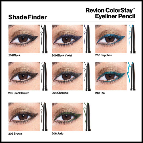 Revlon Colorstay Delineador De Ojos, 23, Marrón