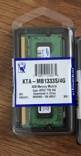 Memoria 2gb Para Mac Book Pro / Samsung