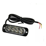 4 Led Flasher Luces Ultra Enrarezca Coche Camión Lado Luces