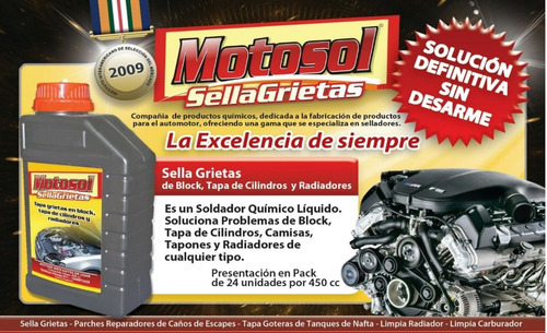 Sellador De Block Tapa Fugas Motosol Sella Grietas Foto 2