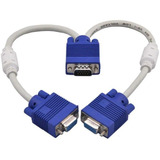 Cable Adaptador Splitter Vga Macho A 2 Vga Hembra Video