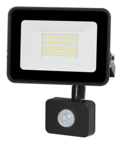 Reflector Led 30w Sensor De Movimiento Exterior Frio