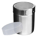 Espolvoreador Acero Inox 10  Oz. C/tapa Plastica