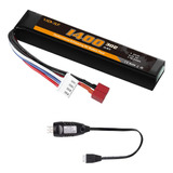 Vicmile 1400mah Airsoft Batería 11.1v Lipo Batería Con Deans