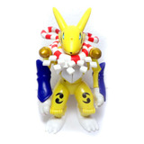 Digimon Renamon Boneco Playset Bandai 2001 Tamers 14cm