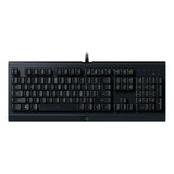 Teclado Gamer Razer Cynosa Lite Qwerty Inglés Us Color Negro Con Luz Rgb