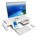 Soporte Monitor Con Usb 3.0 Y Hub Type-c, Compatible Con Una