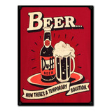 #86 - Cuadro Vintage 30 X 40 / No Chapa Beer Cerveza Cartel