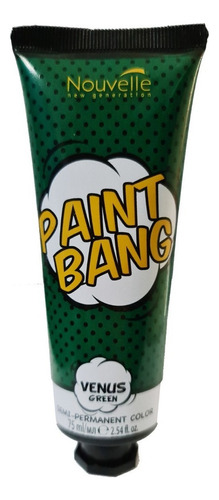  Tinte Color Fantasia Sin Amoniaco Paint Bang Nouvelle 75 Ml Tono Venus (verde)