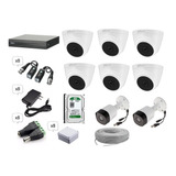 Kit De 8 Cámaras De Seguridad Dahua 720p Hd + Dvr 8 Canales