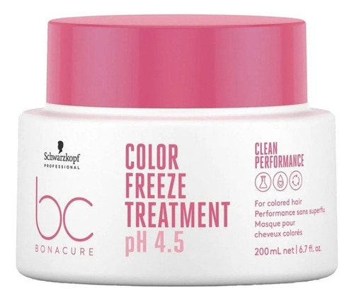 Bc Color Freeze Ph 4.5 Tratamiento Mantención Color  200ml