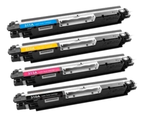 Kit Colorido Toner Cf350a Cf351a Cf352a Cf353a P/ M-177fw