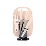 Cuchillos Cocina Profesional Set D 6 Y Base Acero Inoxidable