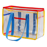 Bolso Transparente Playa Moda Pvc Almacenamiento Bolso