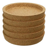 2x5pcs Cork Bebida Posavasos Té Café Absorbente Copa