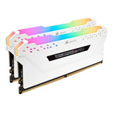 Memória Ram Vengeance Rgb Pro Color Branco  16gb 2 Corsair Cmw16gx4m2c3600c18