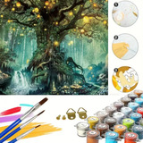 Kits De Pintura Por Números 40x50cm Luciérnagas