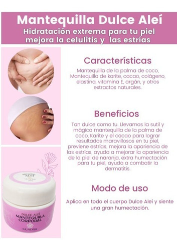 Mantequilla Corporal Estrias Ce - g a $144