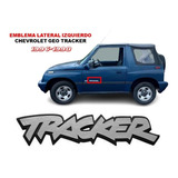 Emblema Lateral Izquierdo Chevrolet Tracker 1996-1998
