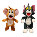 Peluche Tom & Jerry Gato Tom Ratón Jerry 20cm X1 Unidad