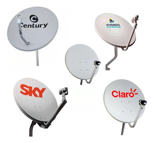 Antena Parabólica Satélite Banda Ku 60cm-sky/bedin/vivensis