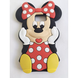 Funda Para Samsung Galaxy S6 Minnie Mouse Goma Silicon Rojo