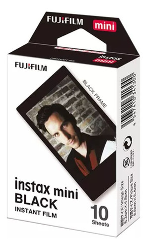 Filme Intex Mini Black - 10 Fotos - Fujifilm Novo
