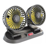 Ventilador Plegable De Doble Cabezal Para Vehículo 5v 12v 24