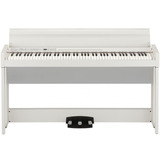 Teclado Piano Digital Korg C1 88 Teclas Rh3 + Mueble Blanco