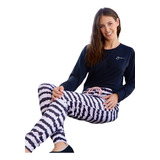 Pijama Jaia Art 24004 Irregular Lines Escote Redondo/babucha