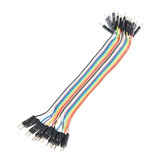 20 Cablesitos Cables Jumper Dupont Macho Macho Para Arduin